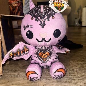Purple Bat Plush Toy